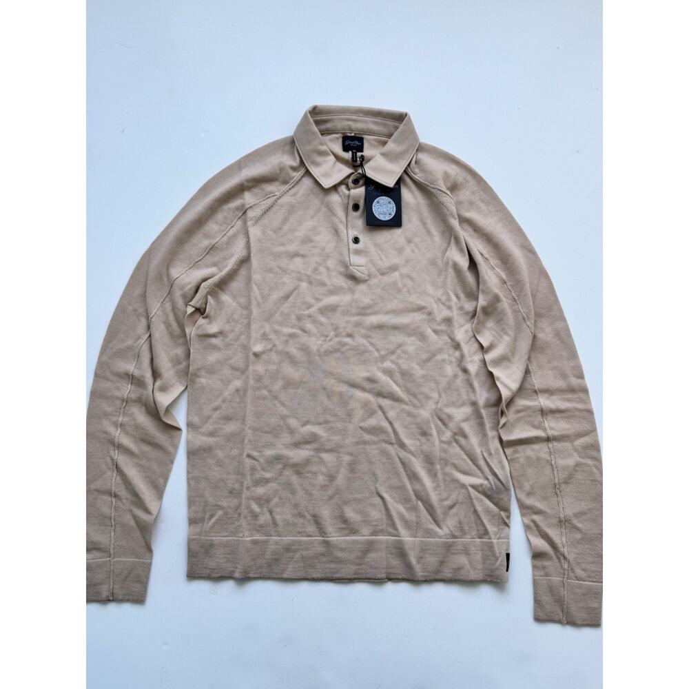 Good Men's Brand Men's MVP Wool Slim-Fit Polo Sweater M